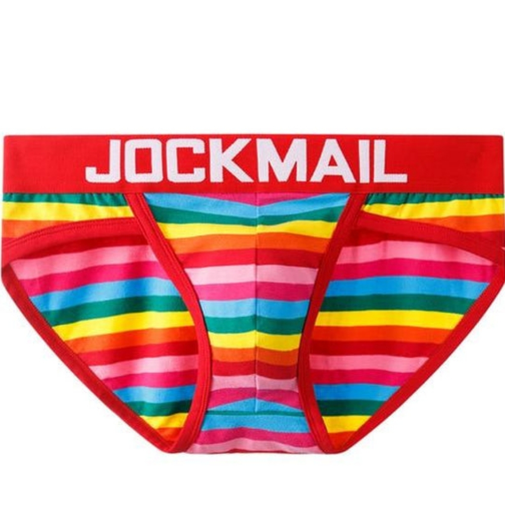 Jockmail Men's Striped Brief Underwear New Size XL
